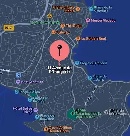 Superbe Avec Terrasse Au Cap D'antibes Apartmán Antibes