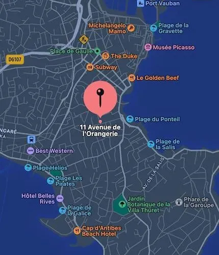 Superbe Avec Terrasse Au Cap D'antibes Lejlighed Antibes